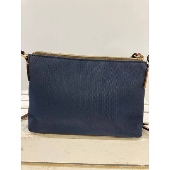 DOONEY & BOURKE SMALL NAVY CANVAS CROSSBODY BAG (ASIS) - Picture 4 of 15